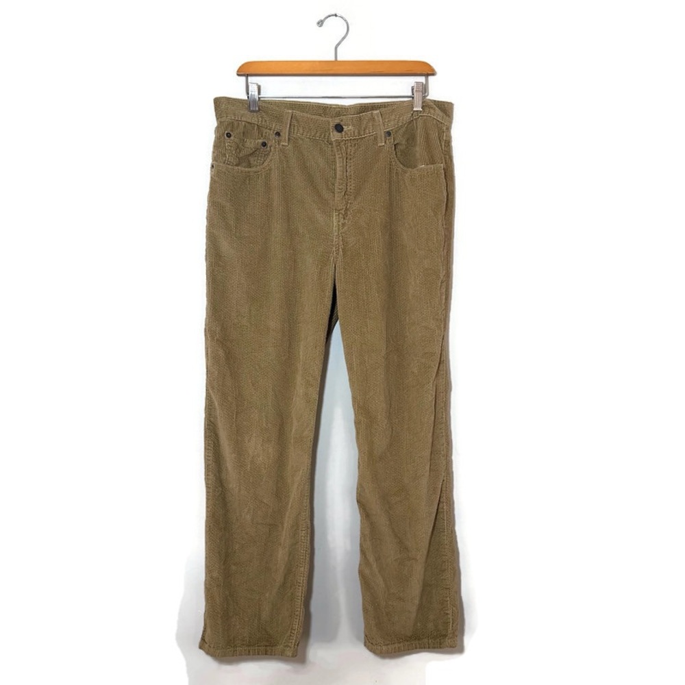 Levi's Men’s Brown Corduroy Baggy Fit Straight Pants Size 31W 30L